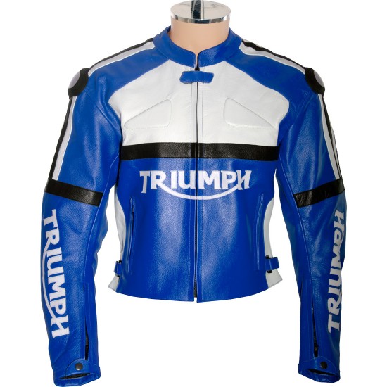 Triumph Daytona Sport Blue Motorbike Jacket